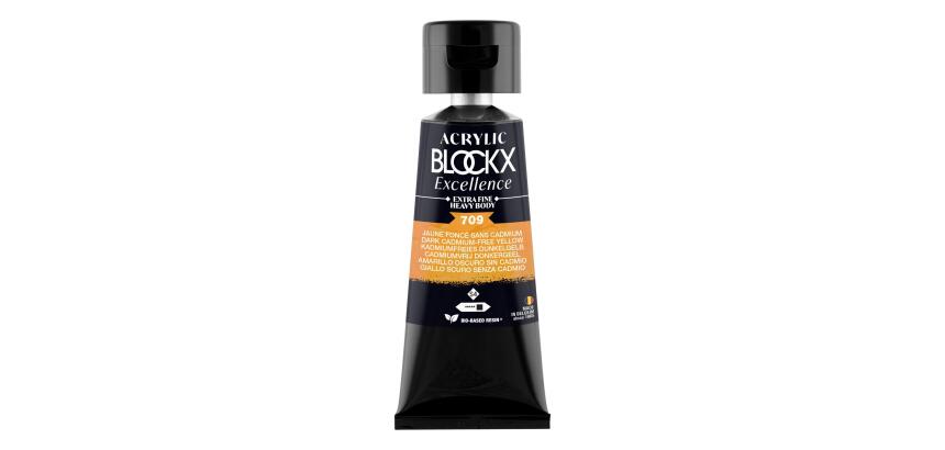 Peinture acrylique extra-fine fine tube 75ml - Jaune foncé sans cadmium