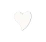 * Petit coeur plein forme sexy 12cm - Blanc