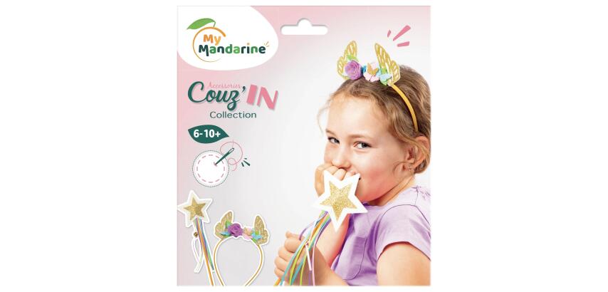 Sewing costume kit, Fairy - Pink