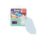 Jeu éducatif, Apprendre à lire l'heure - Multicolore