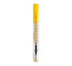DARWI Textielverf marker met glitter, punt van van 2 mm, inhoud 6 ml, geel - Geel|