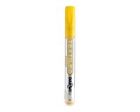 DARWI Textielverf marker met glitter, punt van van 2 mm, inhoud 6 ml, geel - Geel|