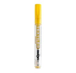 DARWI TEX GLITTER, Textilmarker Glitter, Spitze 2mm, Inhalt 6ml, Gelb - Gelb