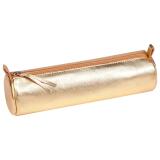 CUIRISÉ - Trousse ronde Ø5,5x22 - Doré