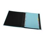 Tabbladen in glanskarton 400g/m2 Aquarel 6 verdelingen - A4 - Geassorteerd