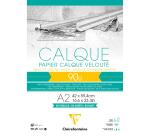 Papier Calque bloc collé 50F A2 90/95g