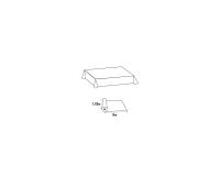 Nappe en rouleau papier gaufré Toile de lin - 1,18 x 15m
