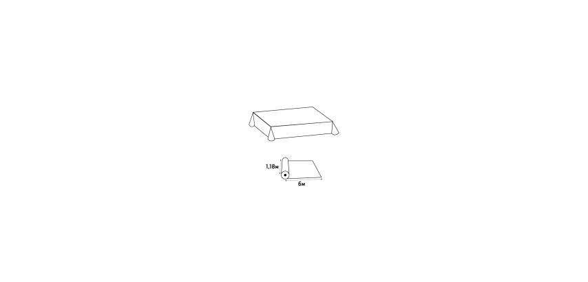 Linen Tablecloth Roll 1.18 x 6 m