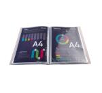 Display Book AQUAREL PP A4 40Pkt Ast - Assorted colours