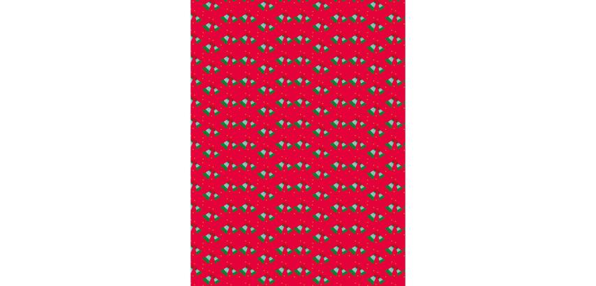 821 - Pochette 20 feuilles Décopatch Texture - Rouge