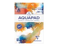 Goldline Aquapad bloc collé 30F A3 300g