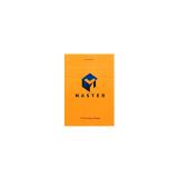 Bloc de bureau Master agrafé en-tête A7 100 feuilles petits carreaux 70 g - Orange