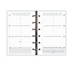 Organiseur Exatime 14 Dual 11 x 14.5 cm Semainier Septembre 2026 à Décembre 2027 -16 Mois - Noir