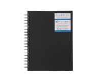 Goldline carnet spiralé 40F 17,8x25x4cm 250g - Noir