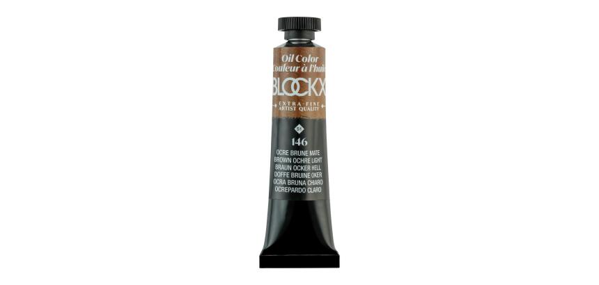 Peinture à l'huile extra-fine tube 20ml - Ocre brune mate
