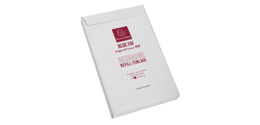 FAF Refill No.2 16x10cm 170 sheets, dots - White