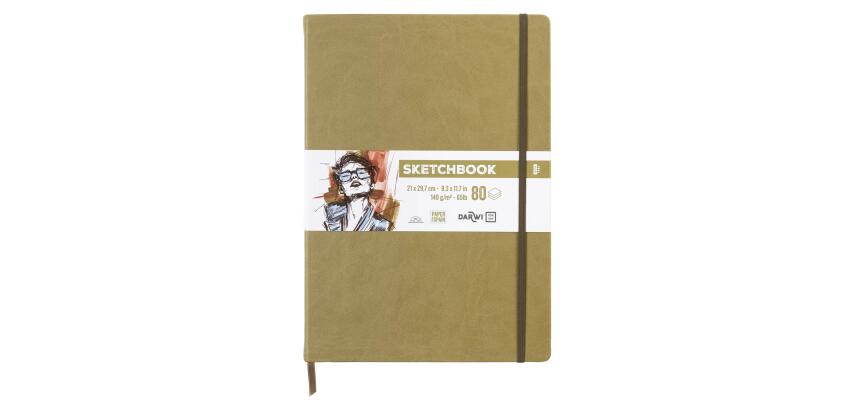 DFY Sketchbook A4 80F 140g - Kaki