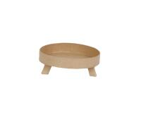 Round tray 3 legs - Kraft