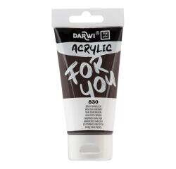 Darwi For You, Acrylfarbe, Tube 75 ml - Van Dijk Braun