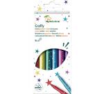 Pochette de 6 feutres pailletés - Multicolore