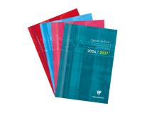 Agenda de bord millésimé enseignant 6 colonnes (48 cases/semaine) piqué A4 112 pages Couleur aléatoire - Assortis