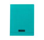 Cahier piqué 8000 POLYPRO 17x22 cm 96 pages grands carreaux 90 g - Assortis
