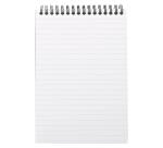 Notepad Rhodiactive A5, Spiralblock, 80 Blatt liniert 90g - Schwarz
