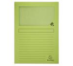 Packung mit 25 Fenstermappen Forever 130g, 22x31 cm für DIN A4, plastikfrei - Farben sortiert