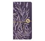 Clairefontaine Jardin des Sens Notebook - 9 x 18 cm - Plain - 40 Sheets - Tie Closure