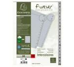 Indices recycled PP A4 20Pt A-Z Grey - Grey
