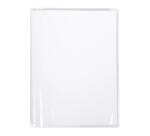 Schriftomslag Cristal Luxe met bladwijzer flap 22/100ste 24x32cm - Kleurloos