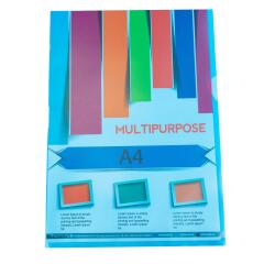 Bolsa de 100 Dossiers con uñero A4 12/100e Polipropileno piel de naranja - Colores surtidos