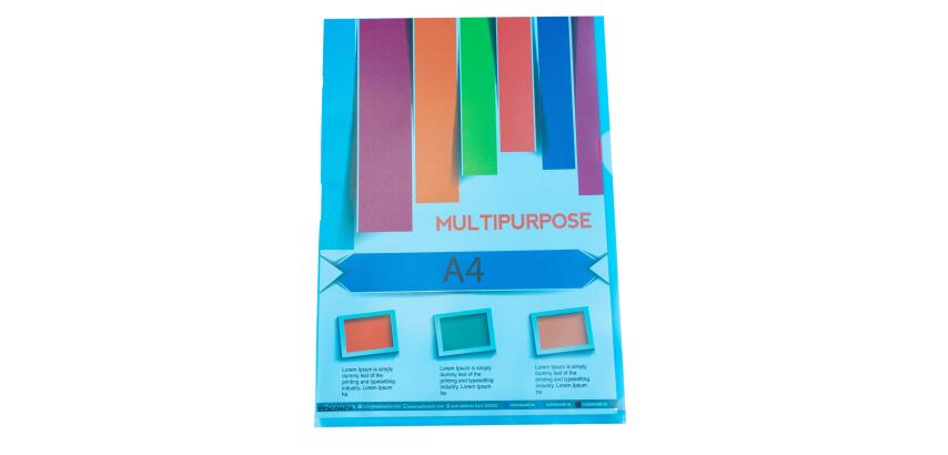 Exacompta Cut Flush Folders PP A4 - Assorted colours