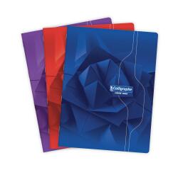 Cahier piqué 7000 24x32 cm 140 pages grands carreaux 70 g - Assortis