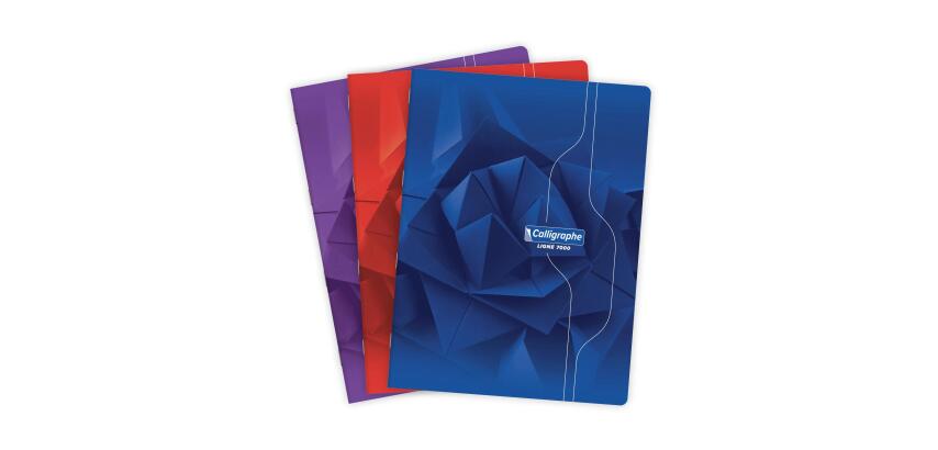Cahier piqué 7000 24x32 cm 140 pages grands carreaux 70 g - Assortis