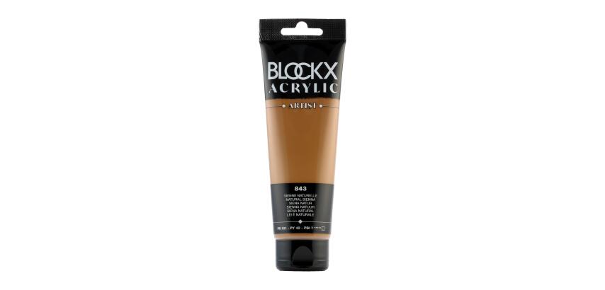 Feine Acrylfarbe, Acrylic Artist, Tube 120ml - Siena Natur|