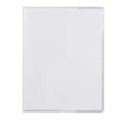 Kristallklare Umschlaghüllen mit Lesezeichenklappen PVC 22/100 17x22 cm - Farblos