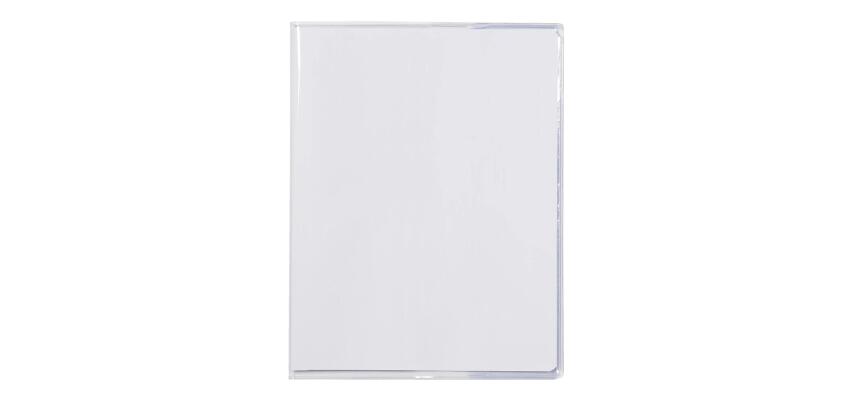 Crystal book protector 22/100 + Book mark 17x22cm transparent - Colourless