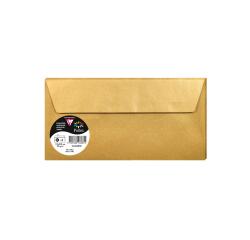 Package of 5 Pollen envelopes 110x220mm 120g/m² - Gold