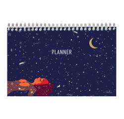 Adolie, Bloc planner reliure intégrale en-tête 22x14 cm 53 feuillets imprimés