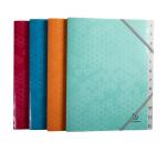 Trieur polypropylène recyclé 12 compartiments Maïa - Couleurs assorties