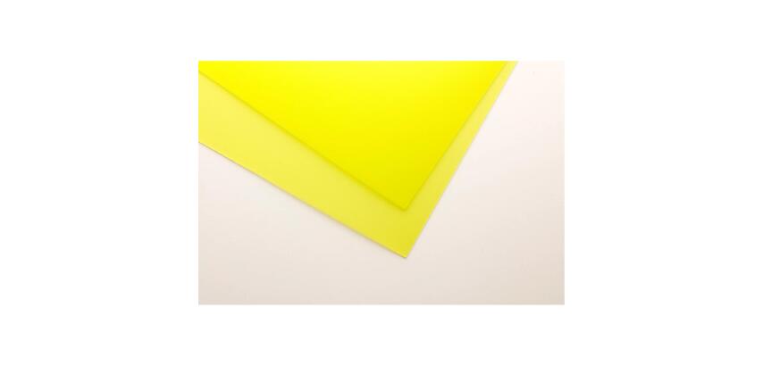 Clairefontaine Polypro Sheets Pack - 10 Sheets - 50 x 70 cm - Yellow