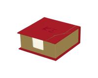 Kenzo Takada Maiko, Bloc cube papier 11 x 11 x 4 cm, 300 feuillets unis - A motifs