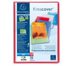 Protège-documents en polypropylène semi-rigide KreaCover® Chromaline 200 vues - A4 - Couleurs assorties