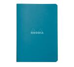 Rhodia Couleur Notebook - A5 - 5 x 5 Ruling - Side Stapled - Peacock