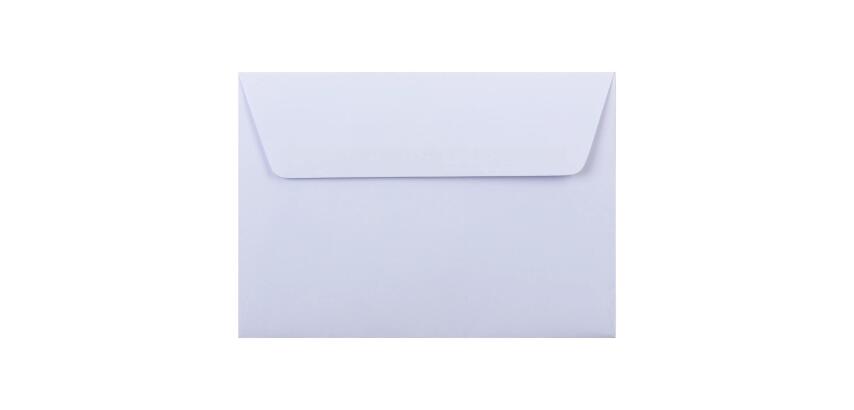 25 enveloppes C6 (114x162mm) Vélin doublées adhésives - extra blanc