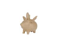 Tirelire cochon volant 15,5x11x14cm - Kraft