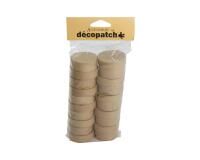 Set 10 petites boîtes rondes 3x15x30cm - Kraft