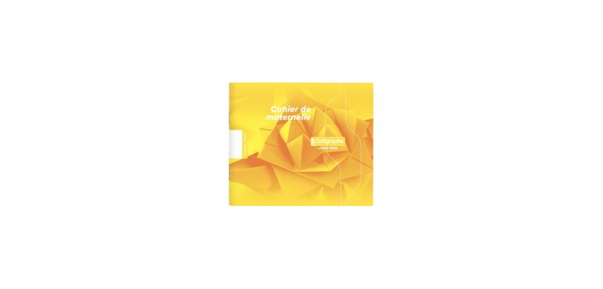 Clairefontaine Staplebound Exercise Book, Ligne 7000, 70g, Plain, 17x14,7cm - Yellow