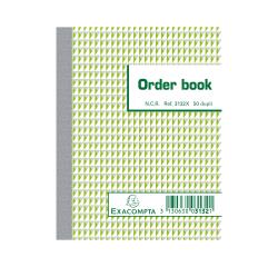 Orderbook ligné 13,5x10,5cm 50 feuillets double autocopiant